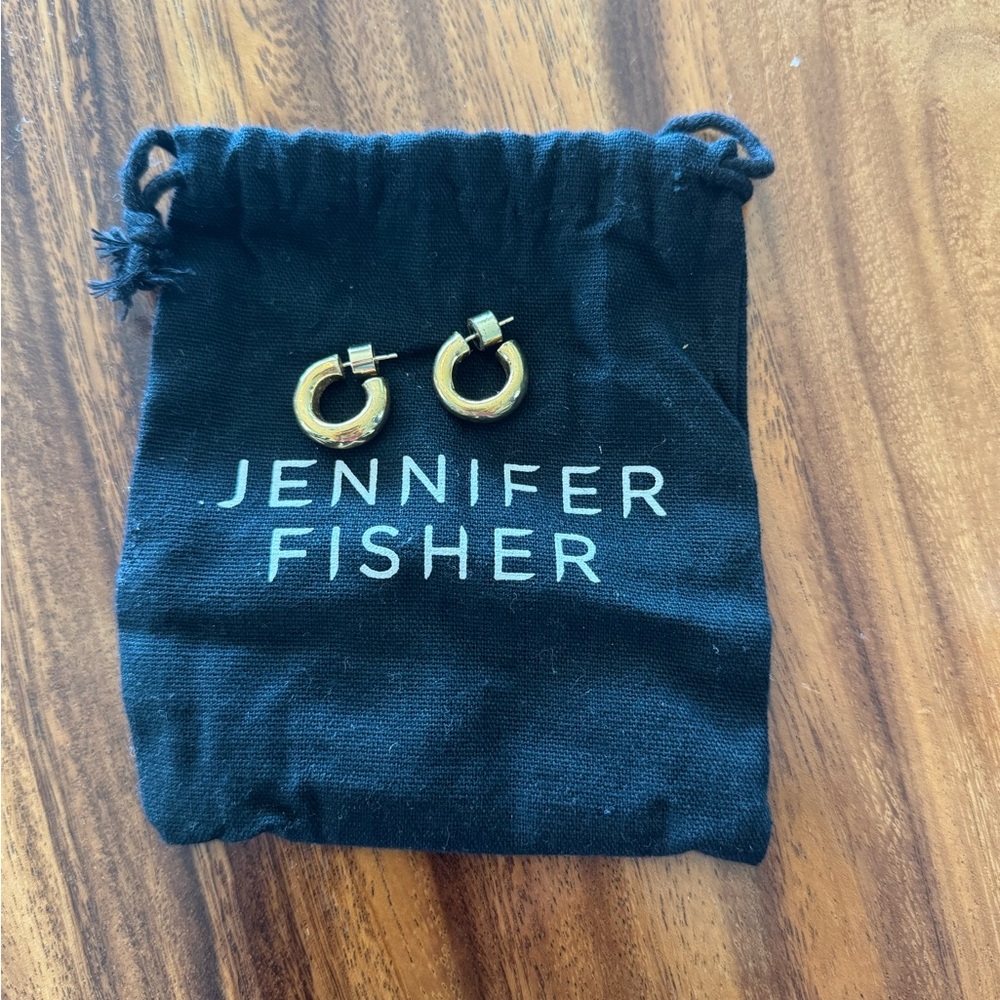 Jennifer Fisher Samira Micro Gold Huggies